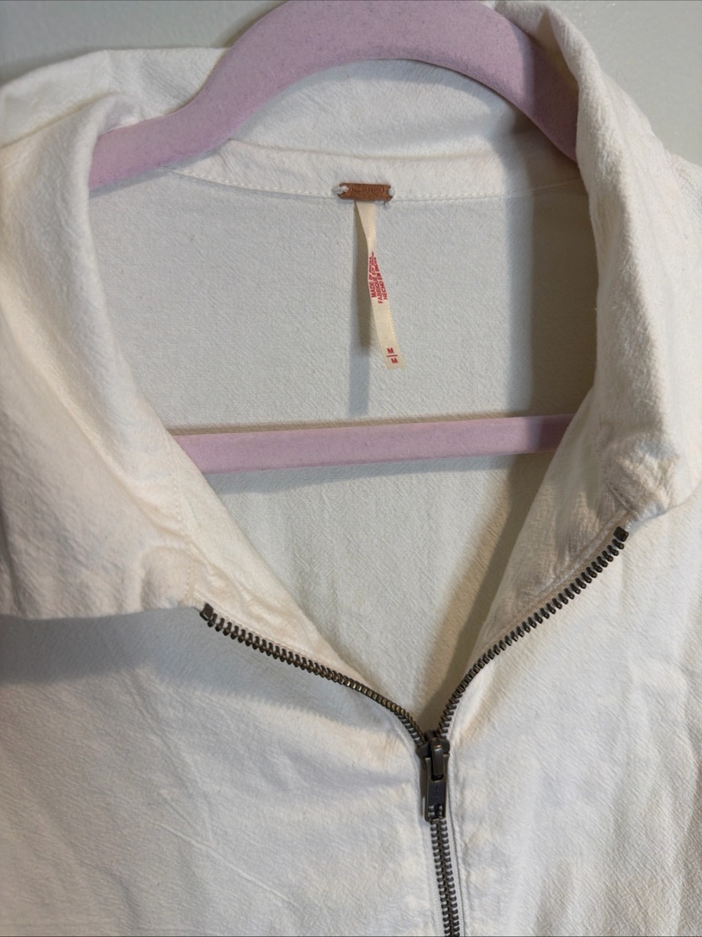 Free People Hampton Belted Waist Tiered Poplin Mini Dress M - Picture 6 of 7